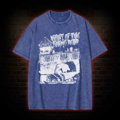 They're Coming to Get You Horror Washed T-shirt