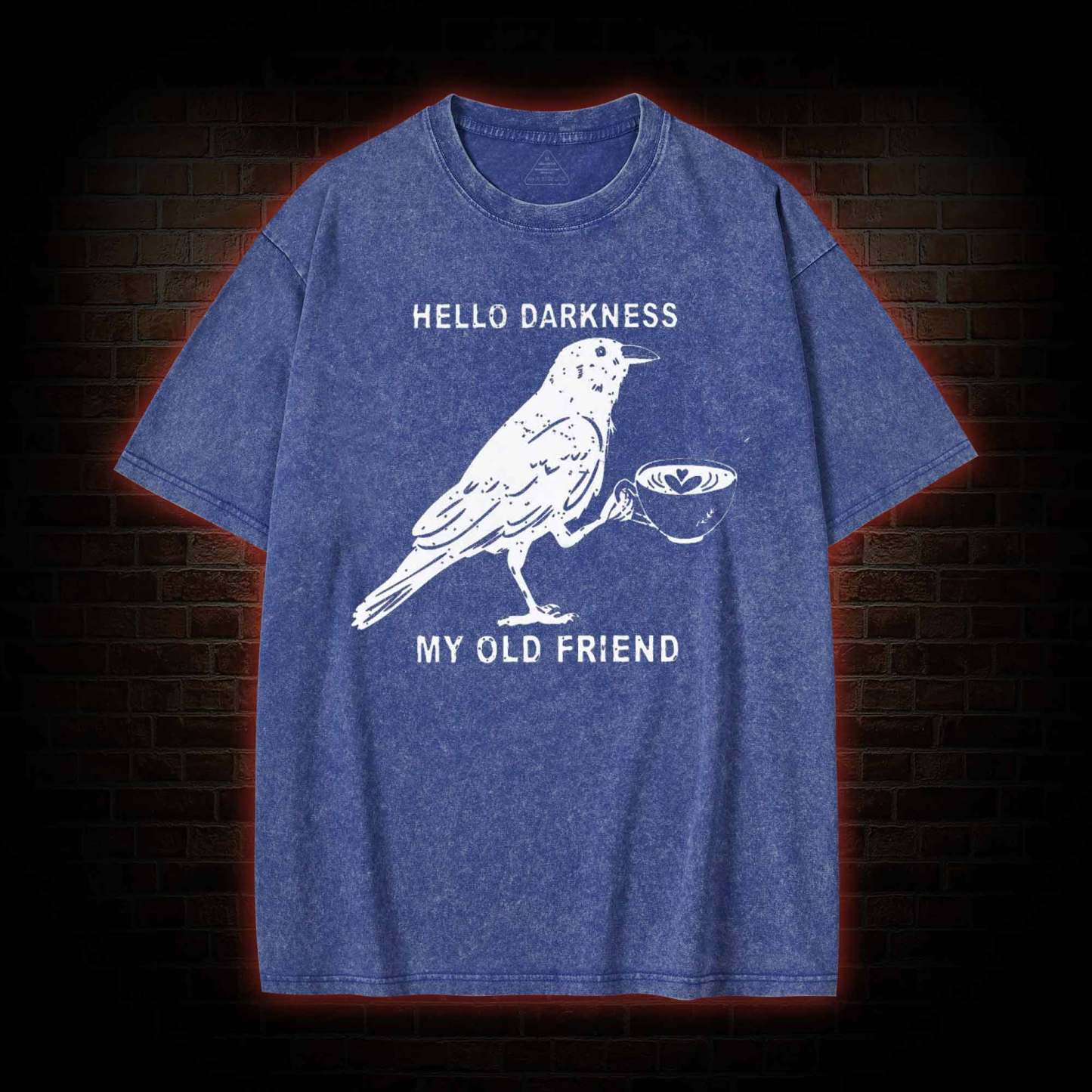 Hello, Darkness, My Old Friend Washed T-shirt