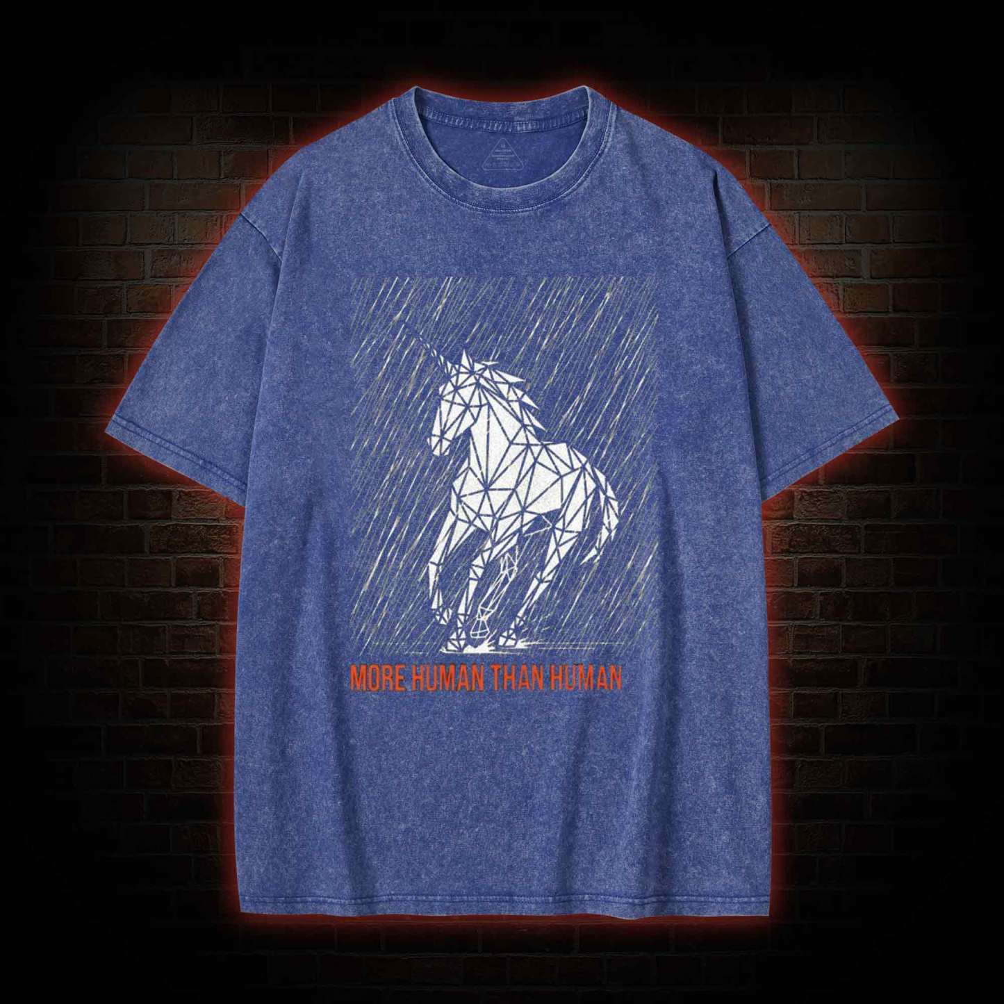 More Human Than Human Washed T-shirt