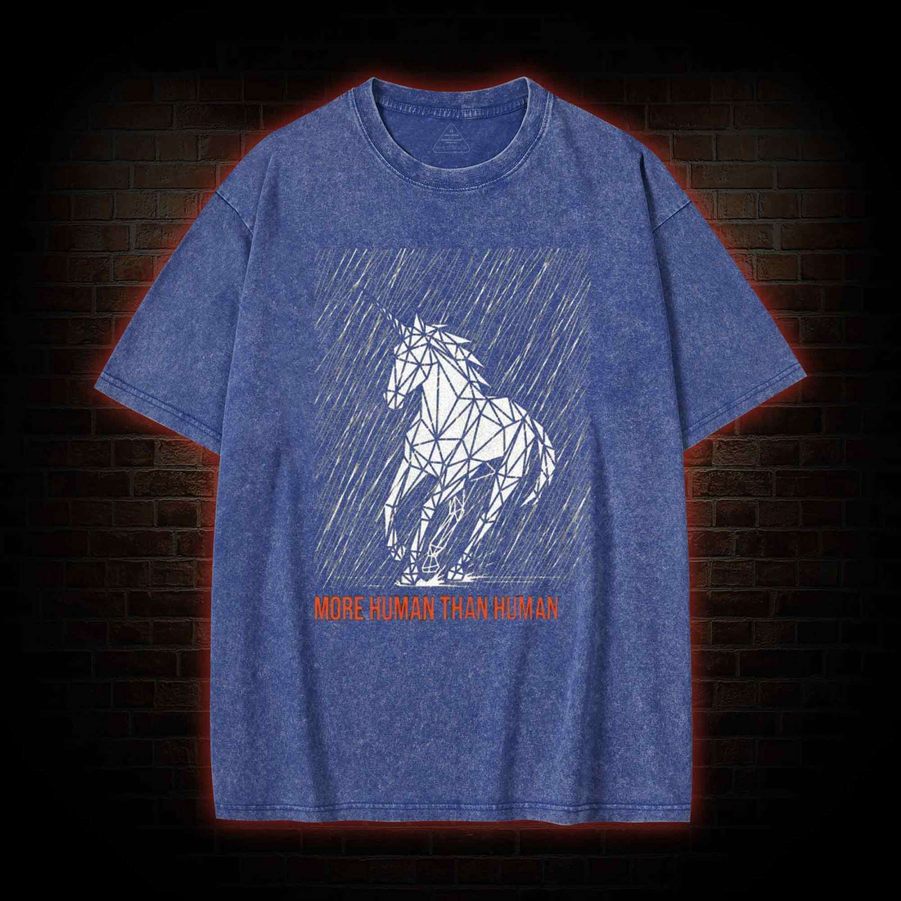 More Human Than Human Washed T-shirt