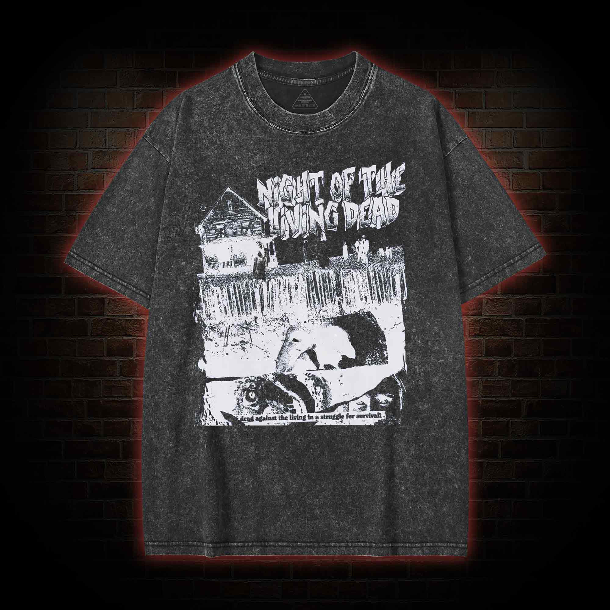 They're Coming to Get You Horror Washed T-shirt