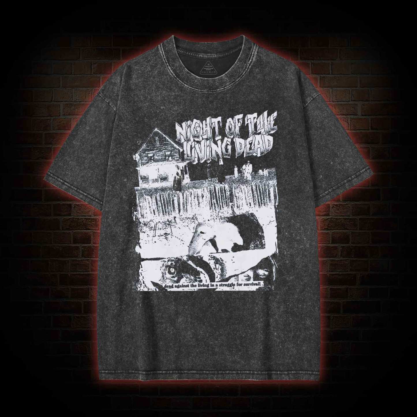 They're Coming to Get You Horror Washed T-shirt