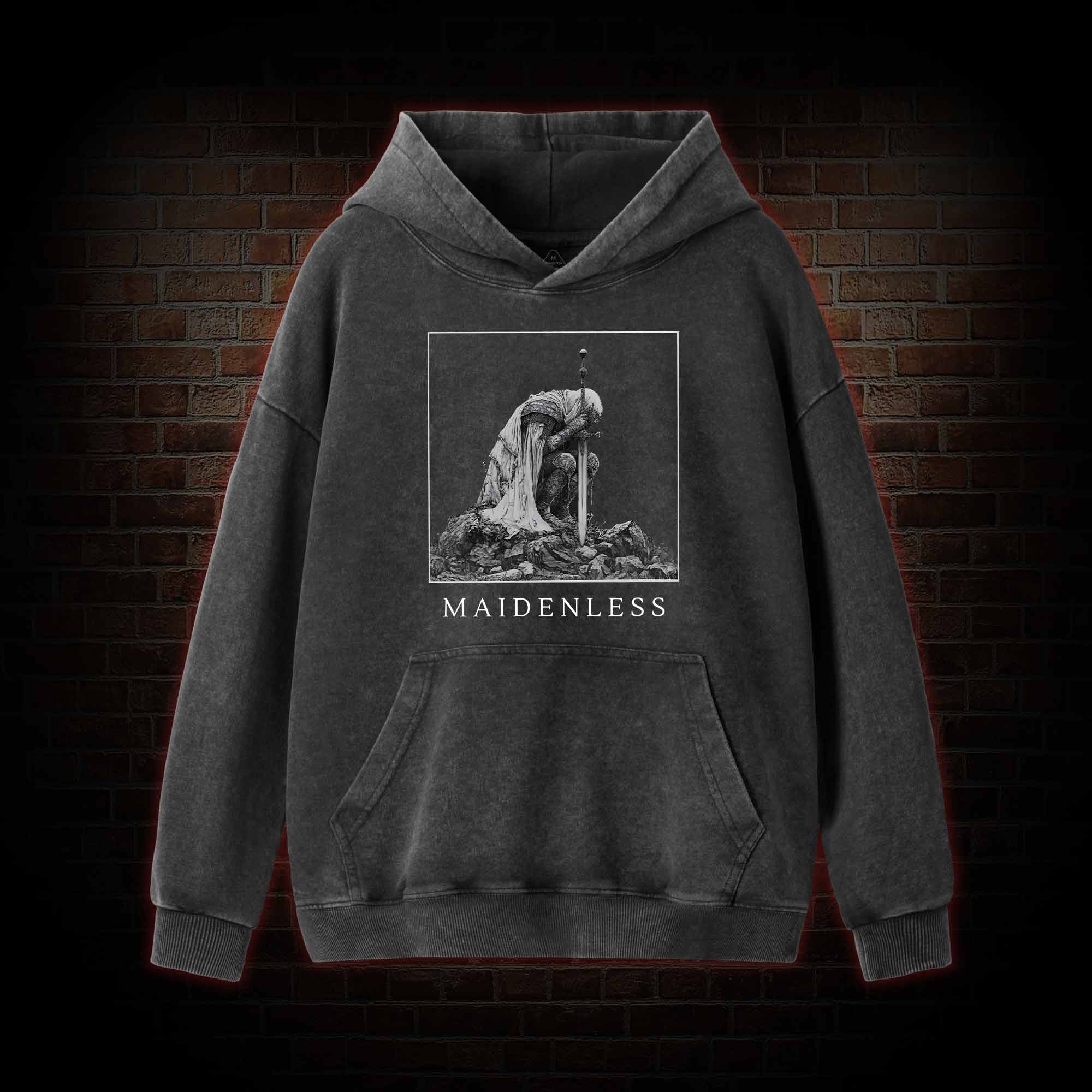Maidenless Washed Hoodie