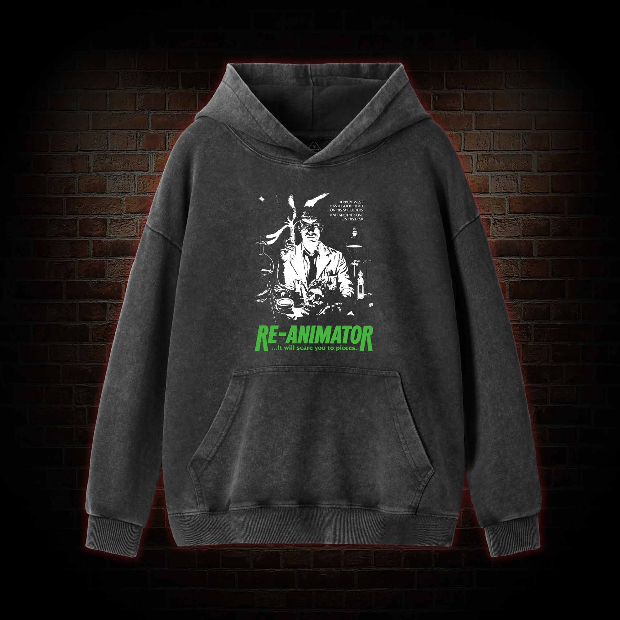 Fright Night Washed Hoodie