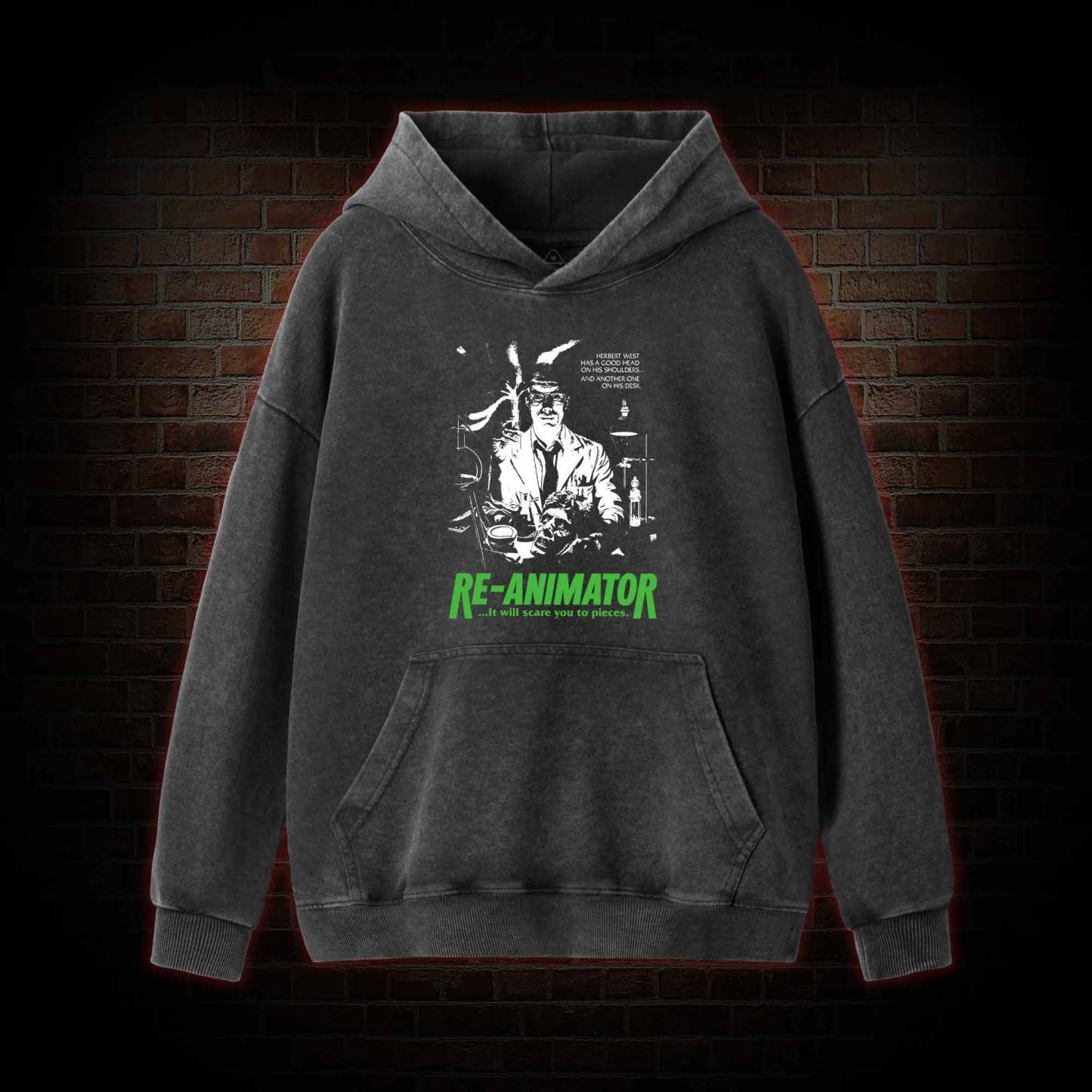 Fright Night Washed Hoodie