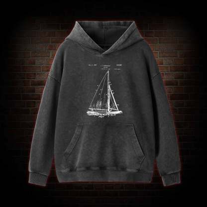 Sailboat Washed Hoodie