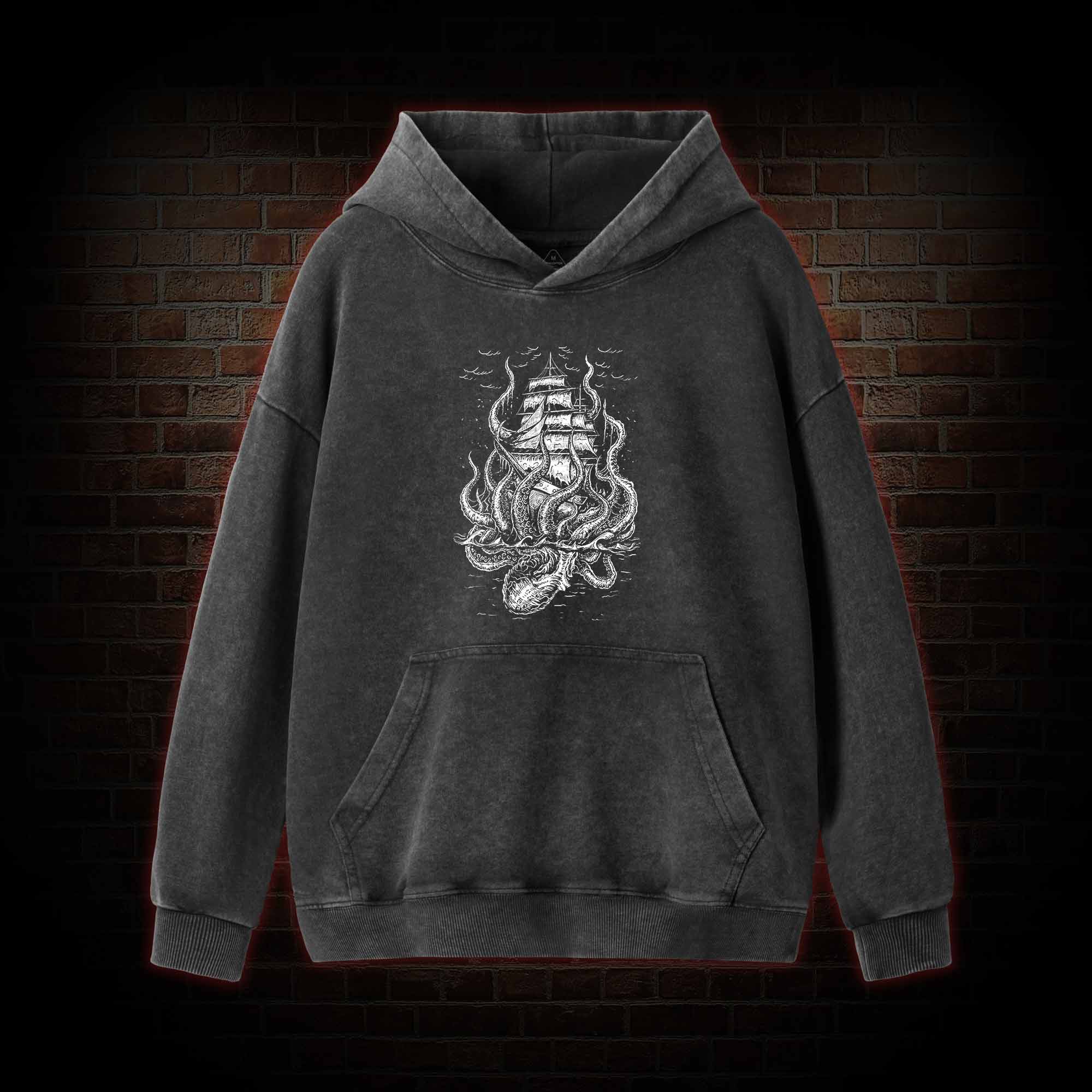 Cthulhu Mythos Washed Hoodie