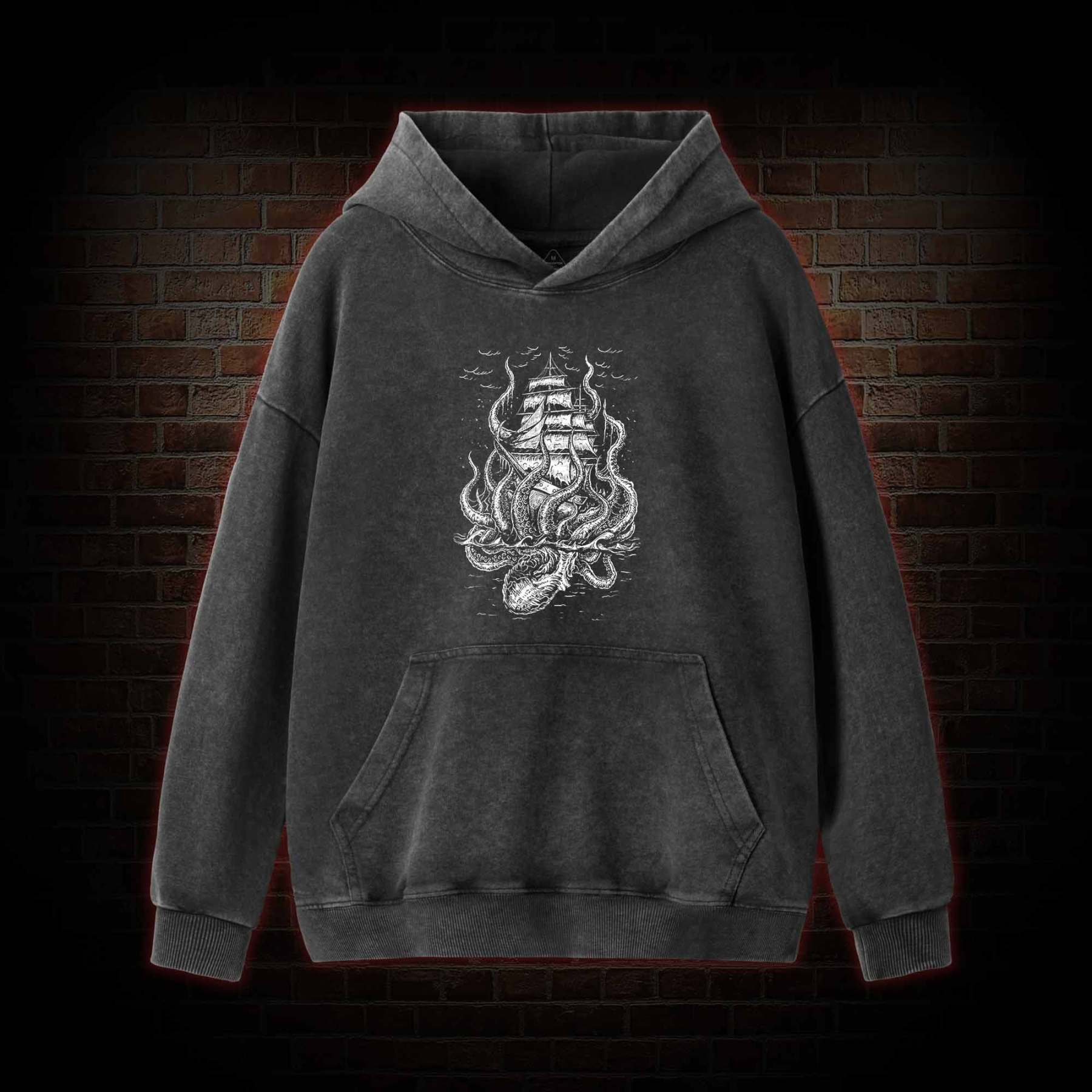 Cthulhu Mythos Washed Hoodie
