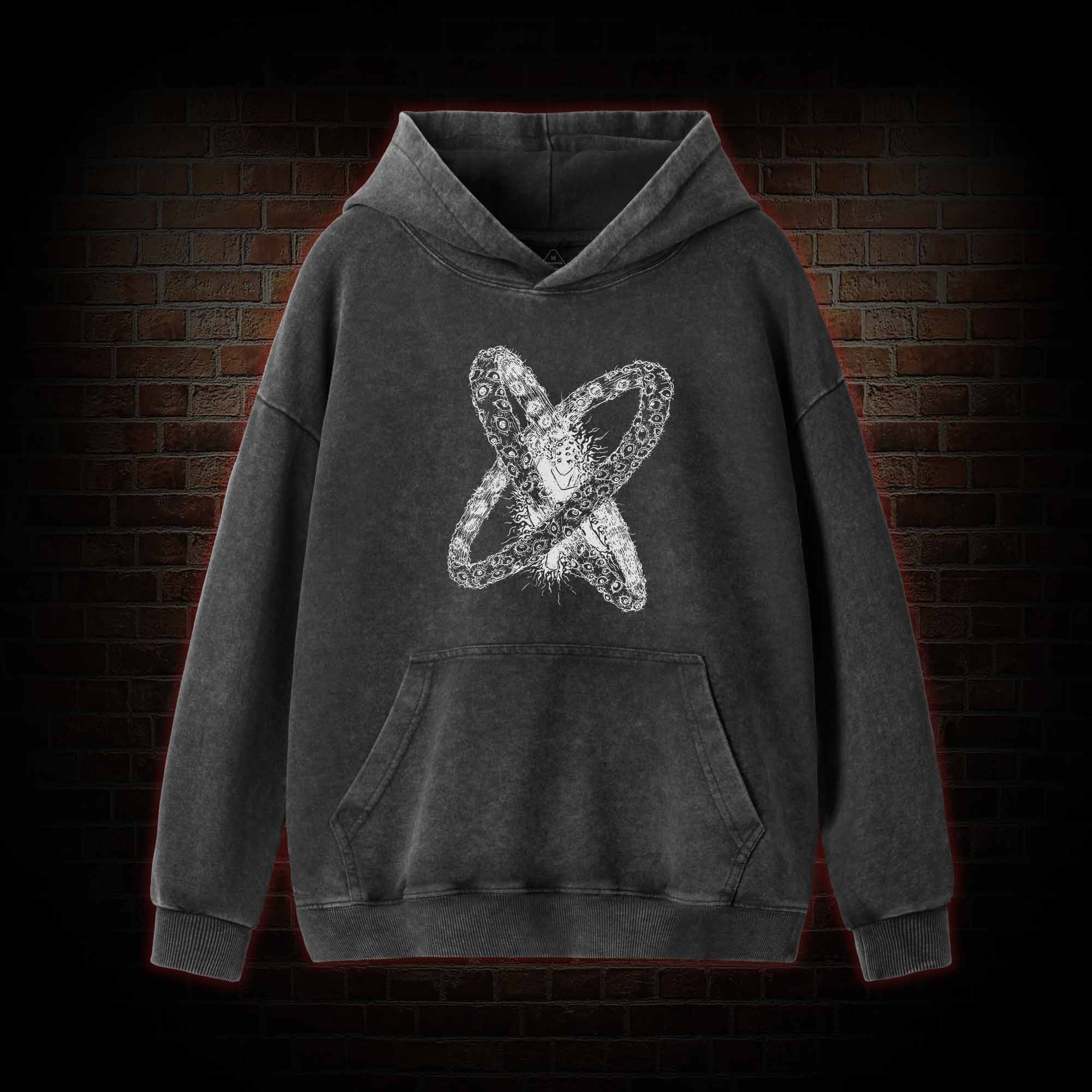 Biblically Accurate Angel Washed Hoodie