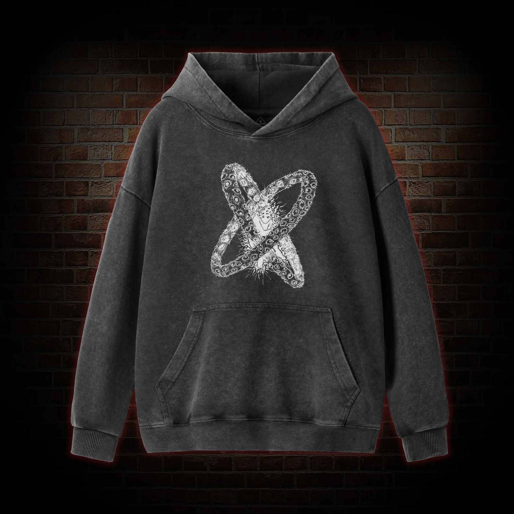 Biblically Accurate Angel Washed Hoodie