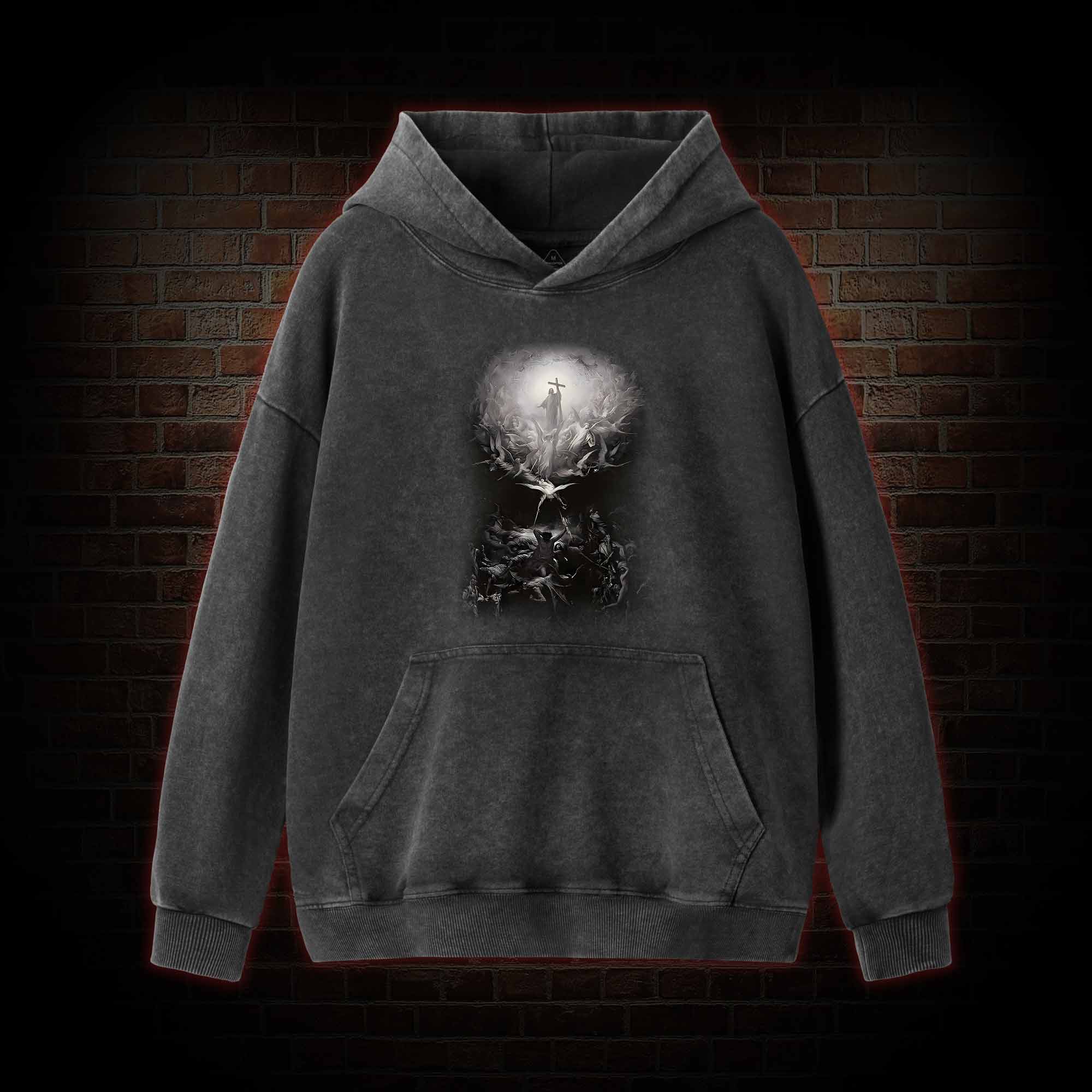 Dispel The Darkness Washed Hoodie