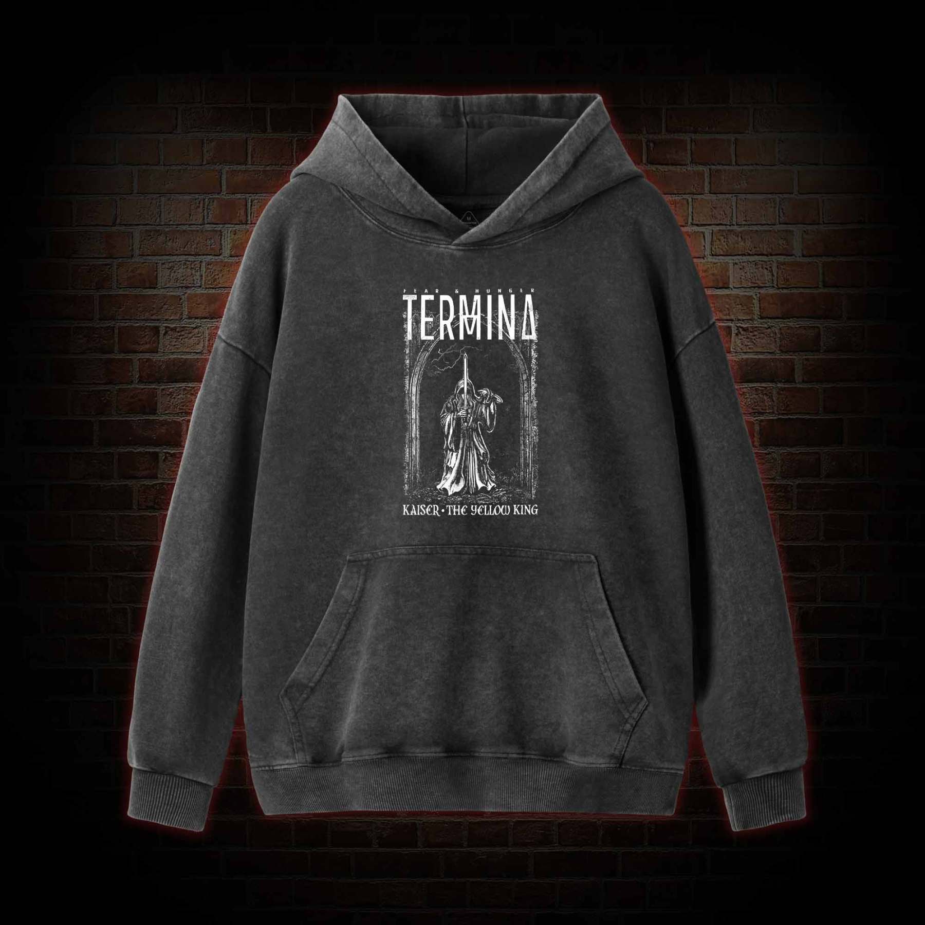 Termina Kaiser The Yellow King Washed Hoodie