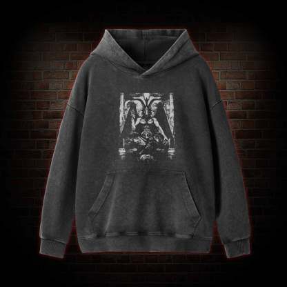 Demonic Goat Washed Hoodie