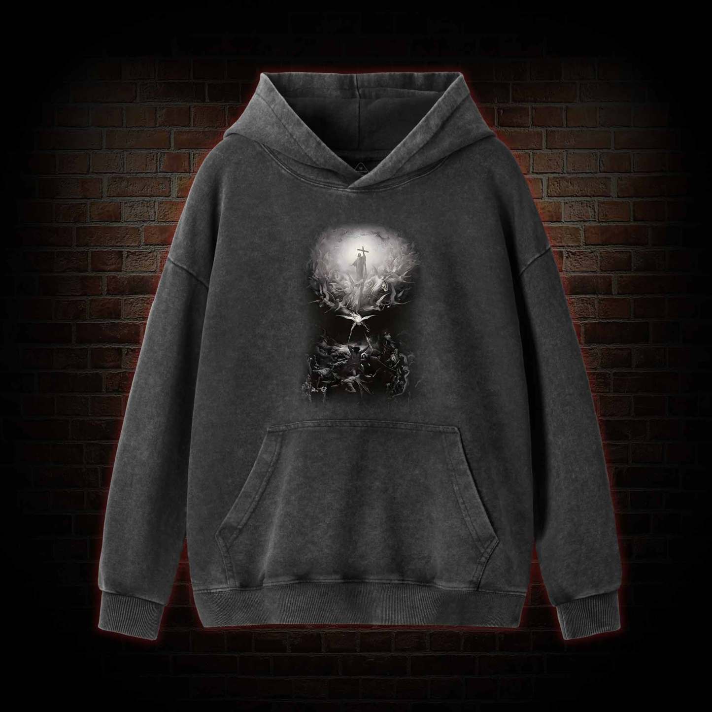 Dispel The Darkness Washed Hoodie