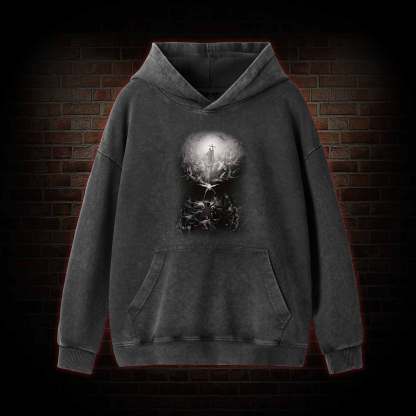Dispel The Darkness Washed Hoodie