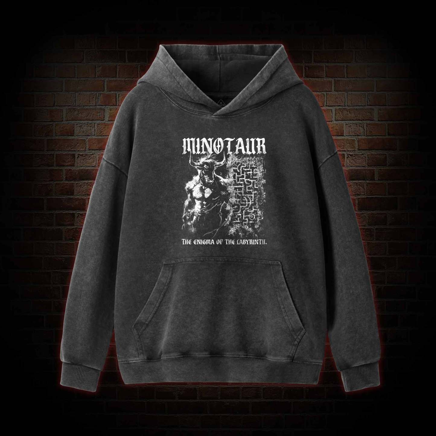 Minotaur Washed Hoodie