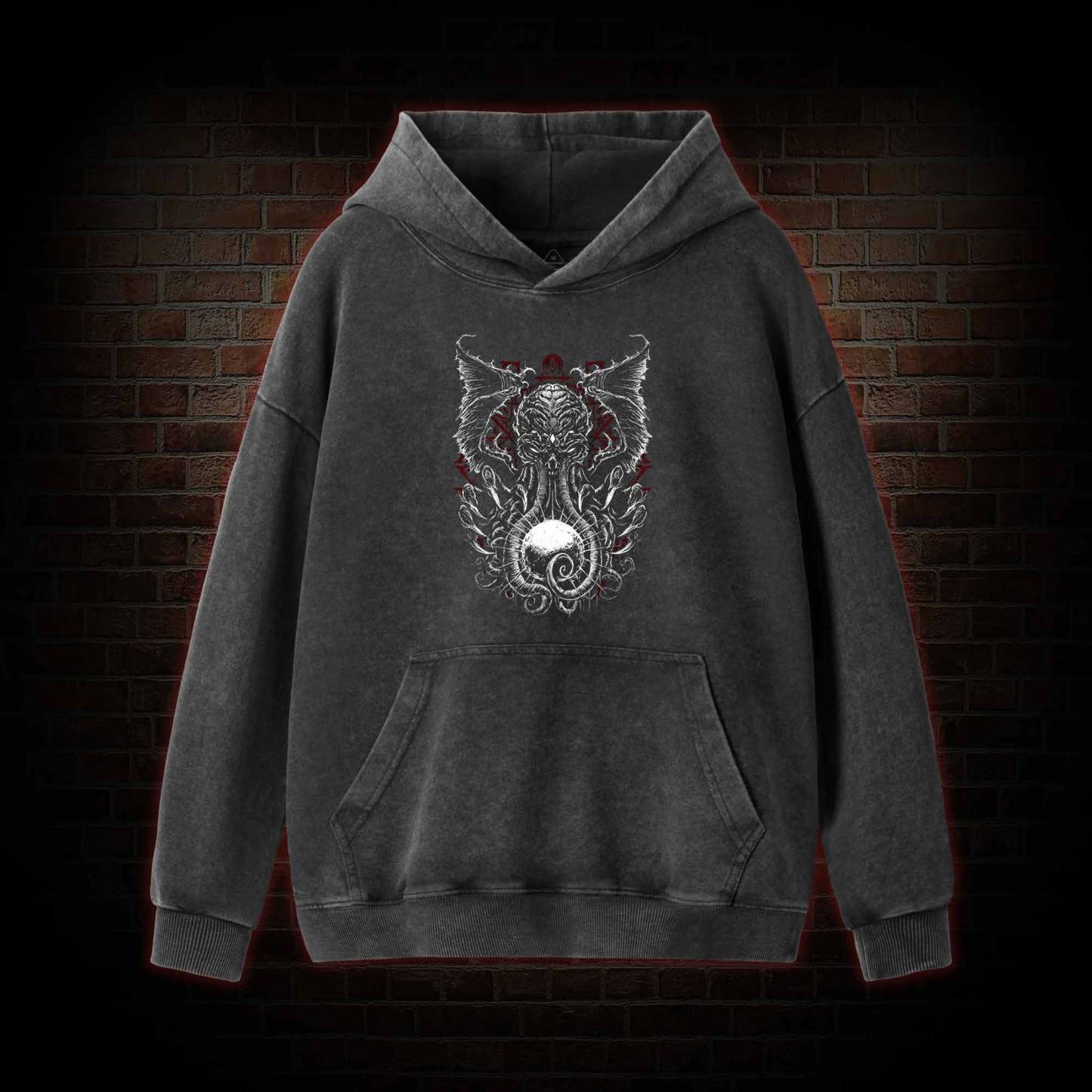 The Old One Cthulhu Washed Hoodie