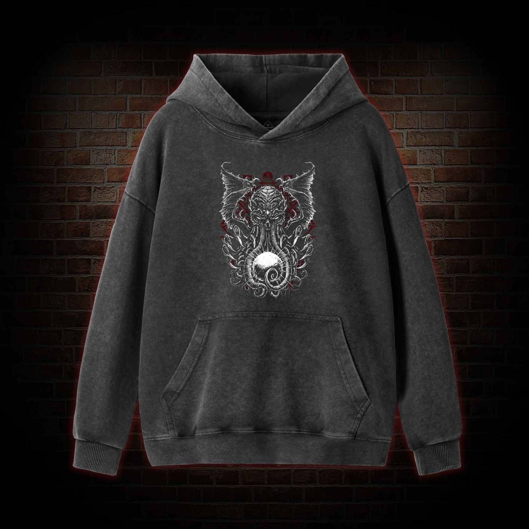 The Old One Cthulhu Washed Hoodie