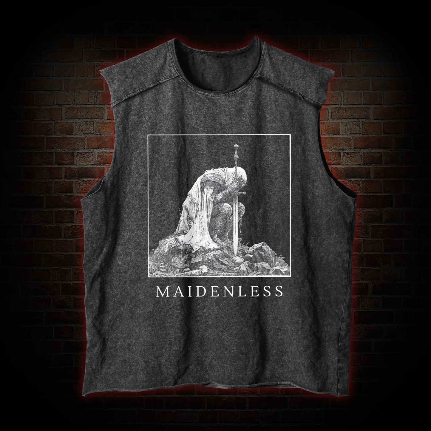 Maidenless Vintage Washed Tank Top