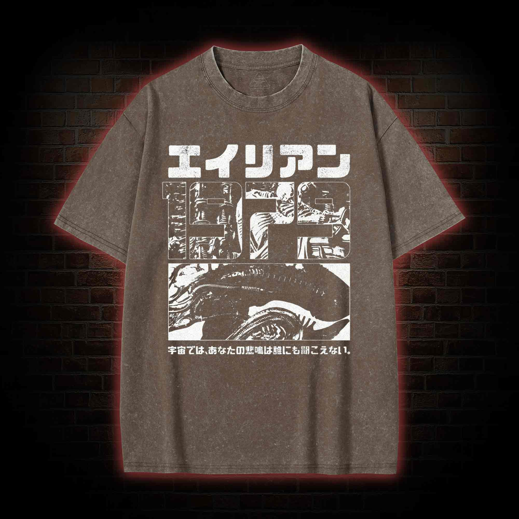 Alien Japanese Vintage Washed T-shirt