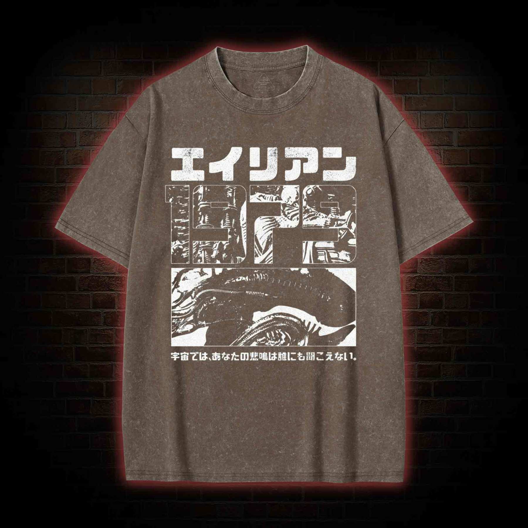 Alien Japanese Vintage Washed T-shirt
