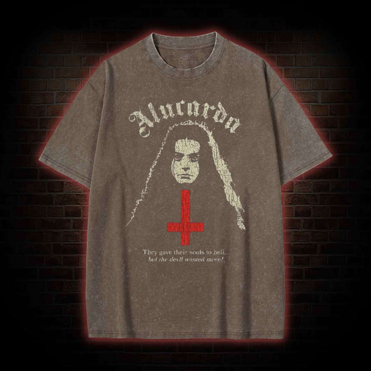 But Devil Wanted More Washed T-shirt