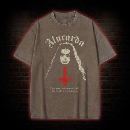 But Devil Wanted More Washed T-shirt