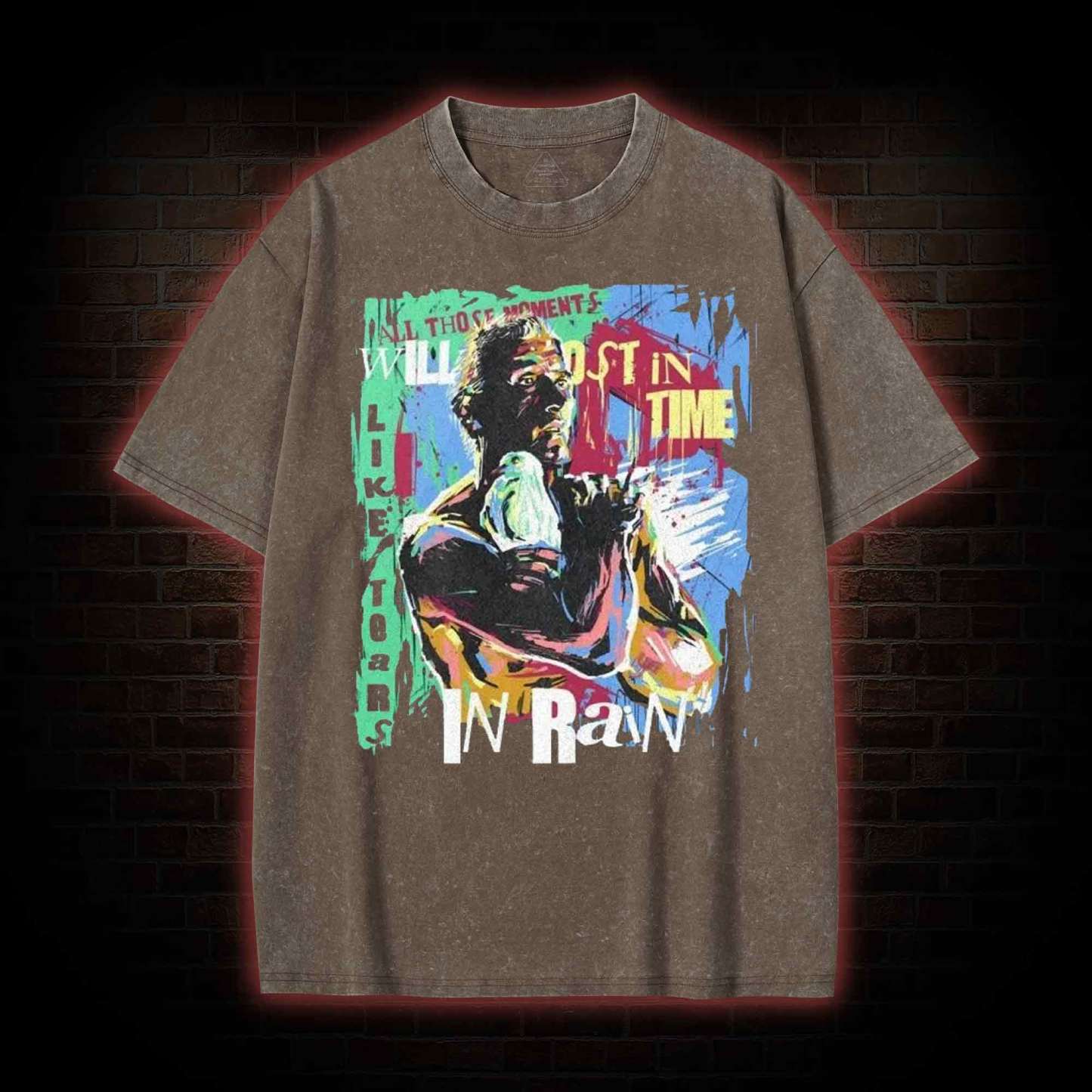 All Those Moments Will be Lost in Time Washed T-shirt