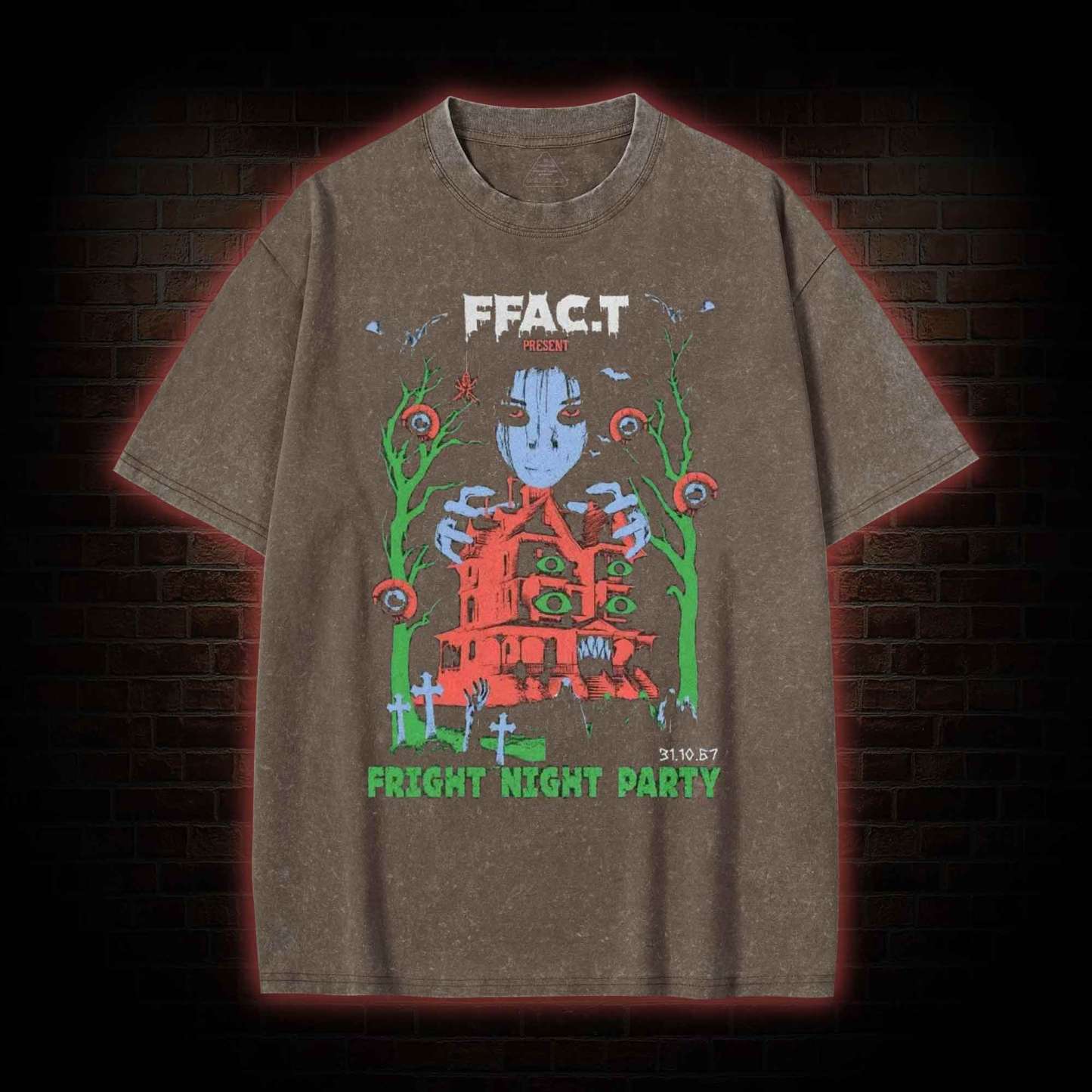 Fright Night Party Washed T-shirt