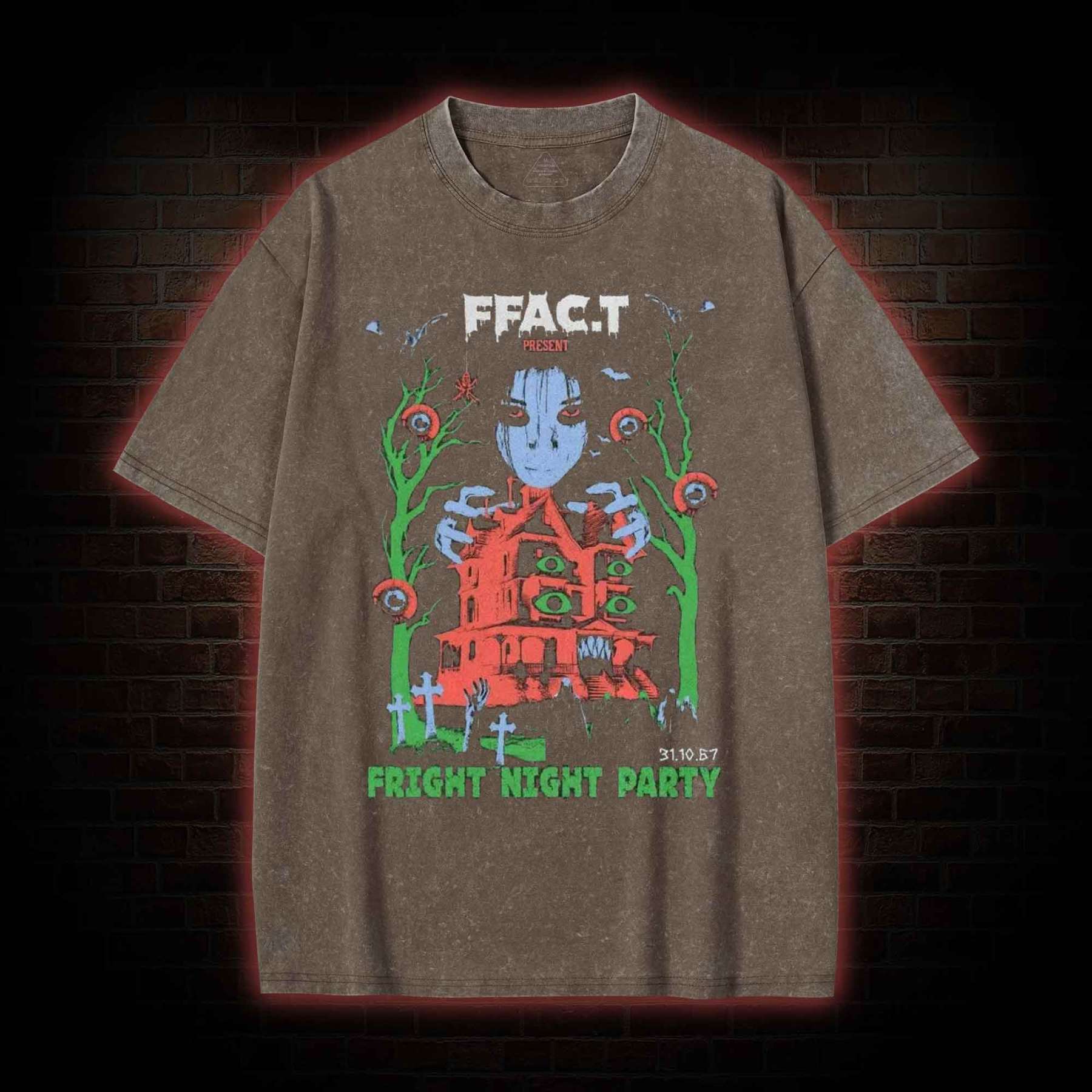 Fright Night Party Washed T-shirt