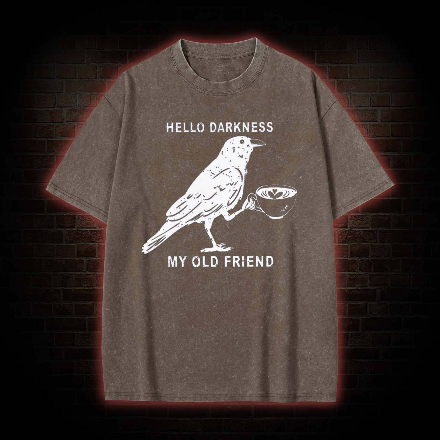 Hello, Darkness, My Old Friend Washed T-shirt