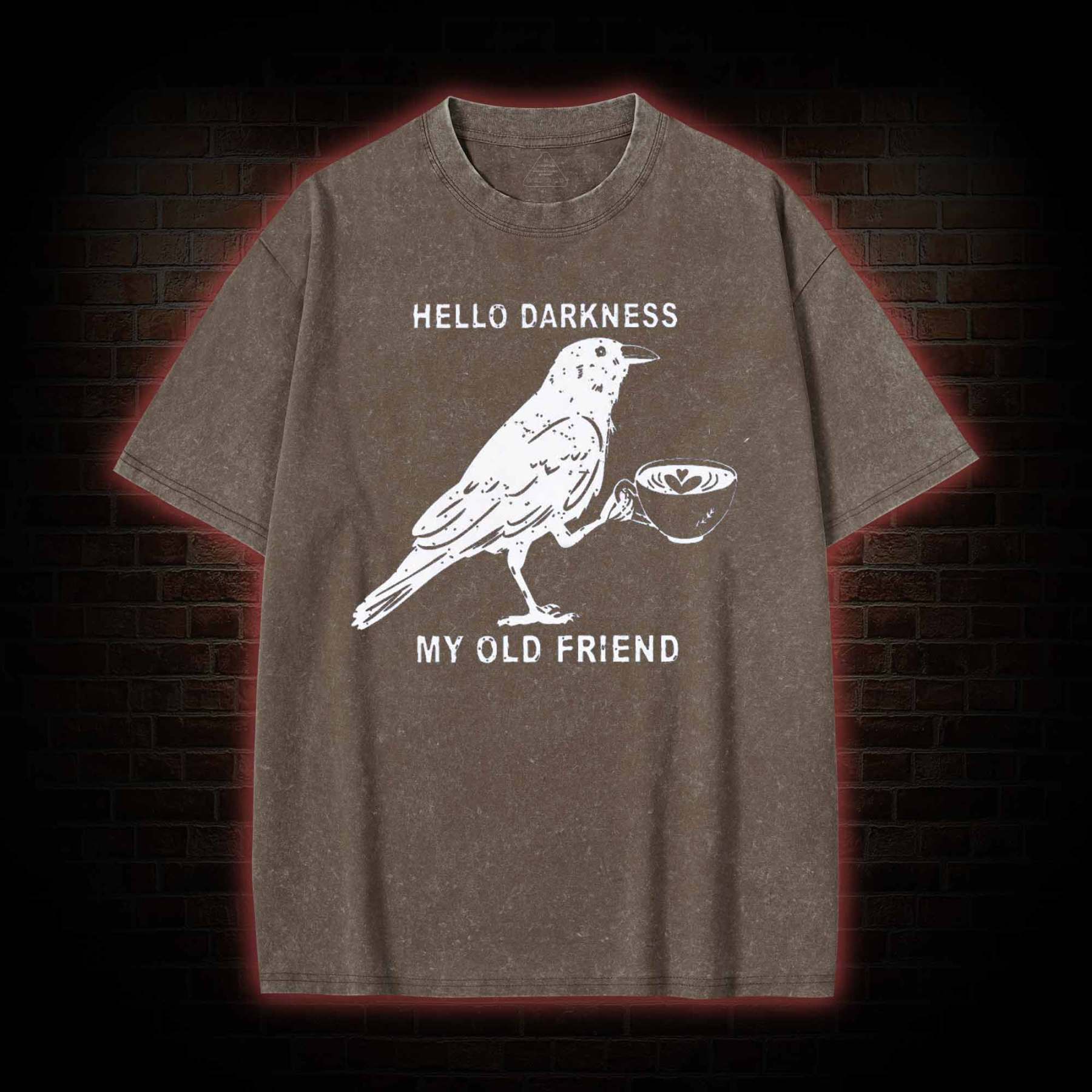 Hello, Darkness, My Old Friend Washed T-shirt