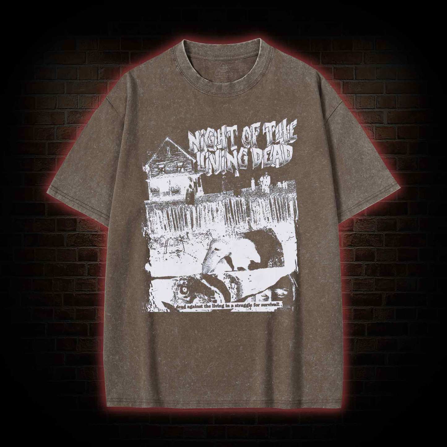 They're Coming to Get You Horror Washed T-shirt