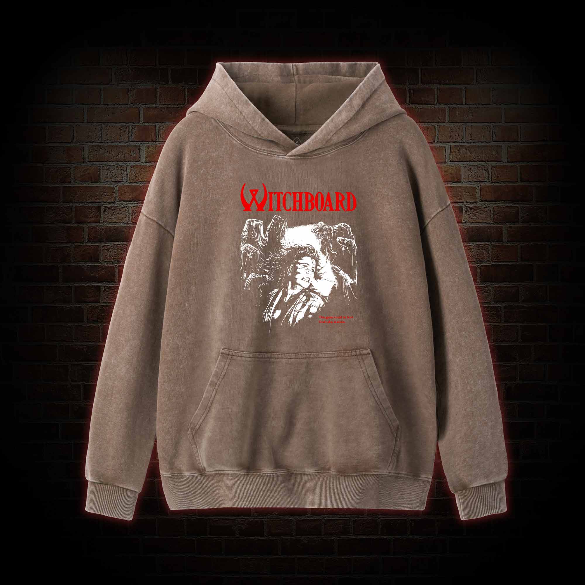 Witch Board Washed Hoodie