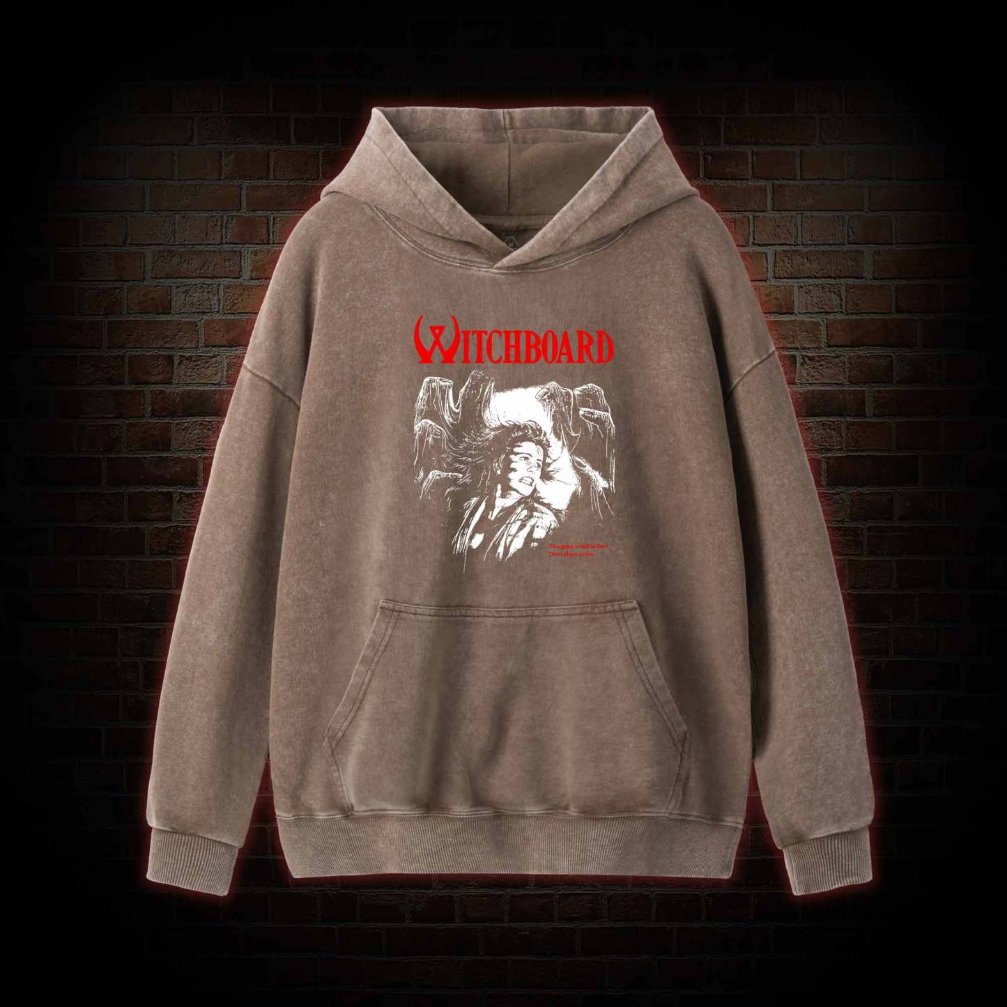 Witch Board Washed Hoodie