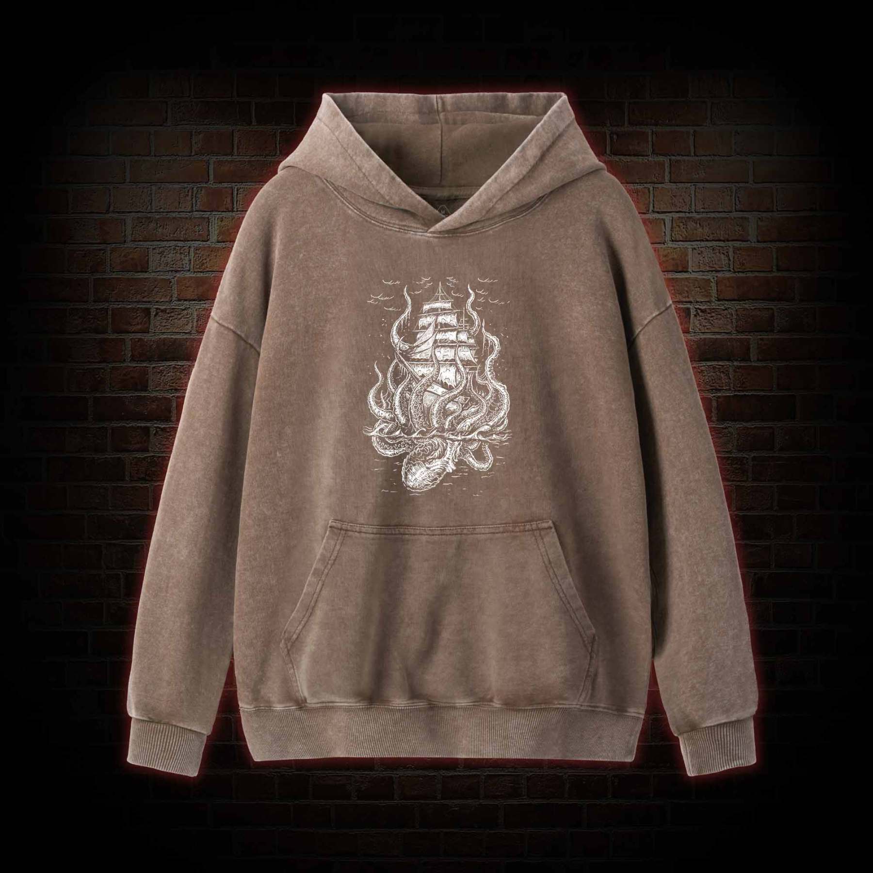 Cthulhu Mythos Washed Hoodie