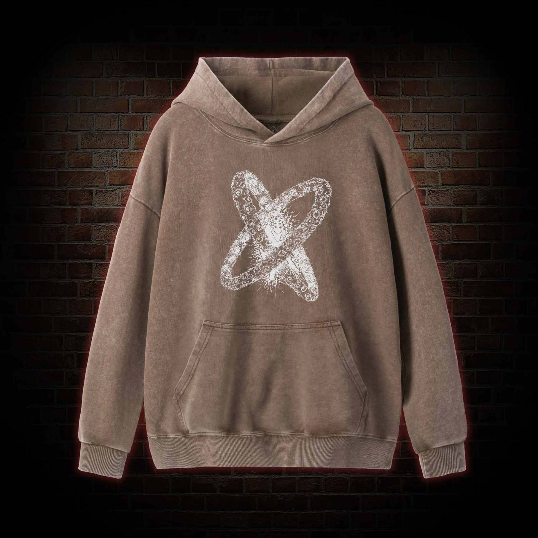 Biblically Accurate Angel Washed Hoodie