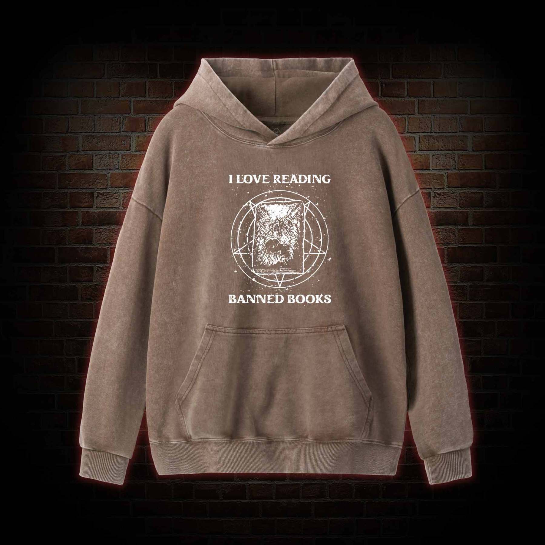 Evil Reader Washed Hoodie
