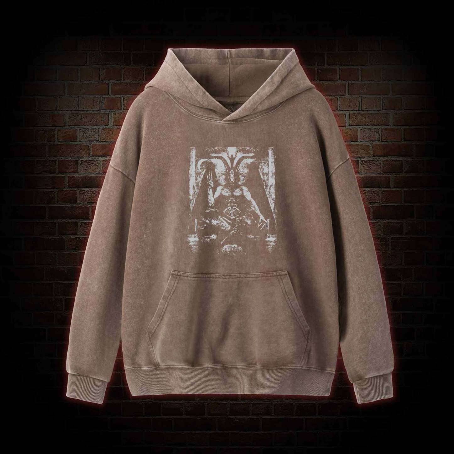 Demonic Goat Washed Hoodie