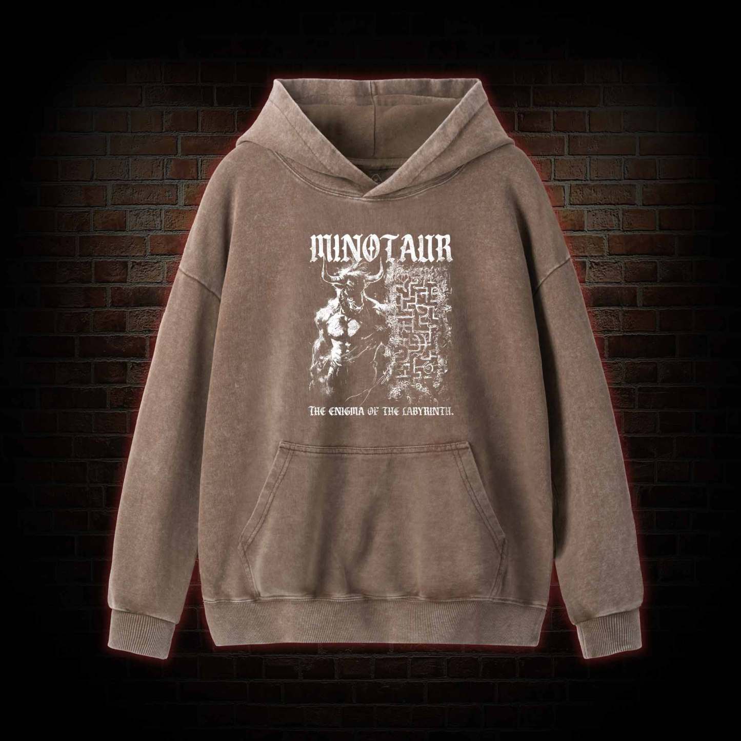 Minotaur Washed Hoodie