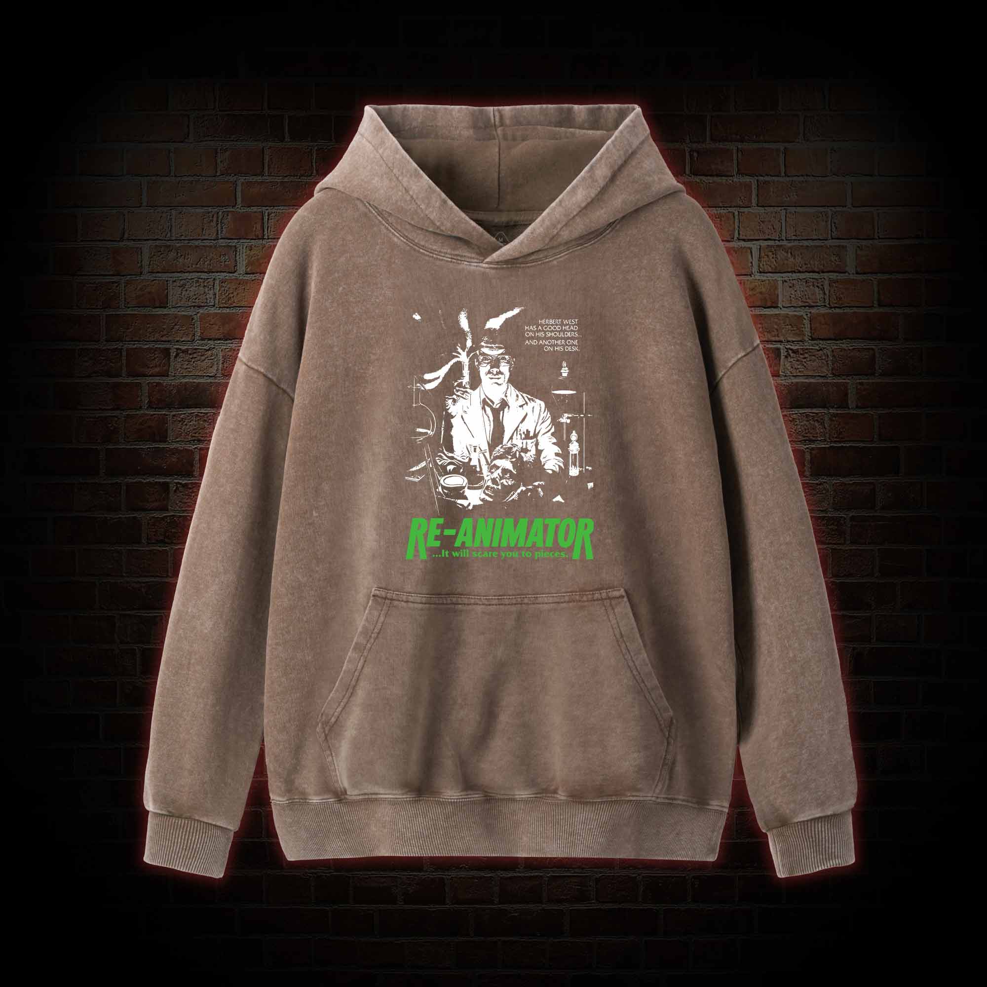 Fright Night Washed Hoodie