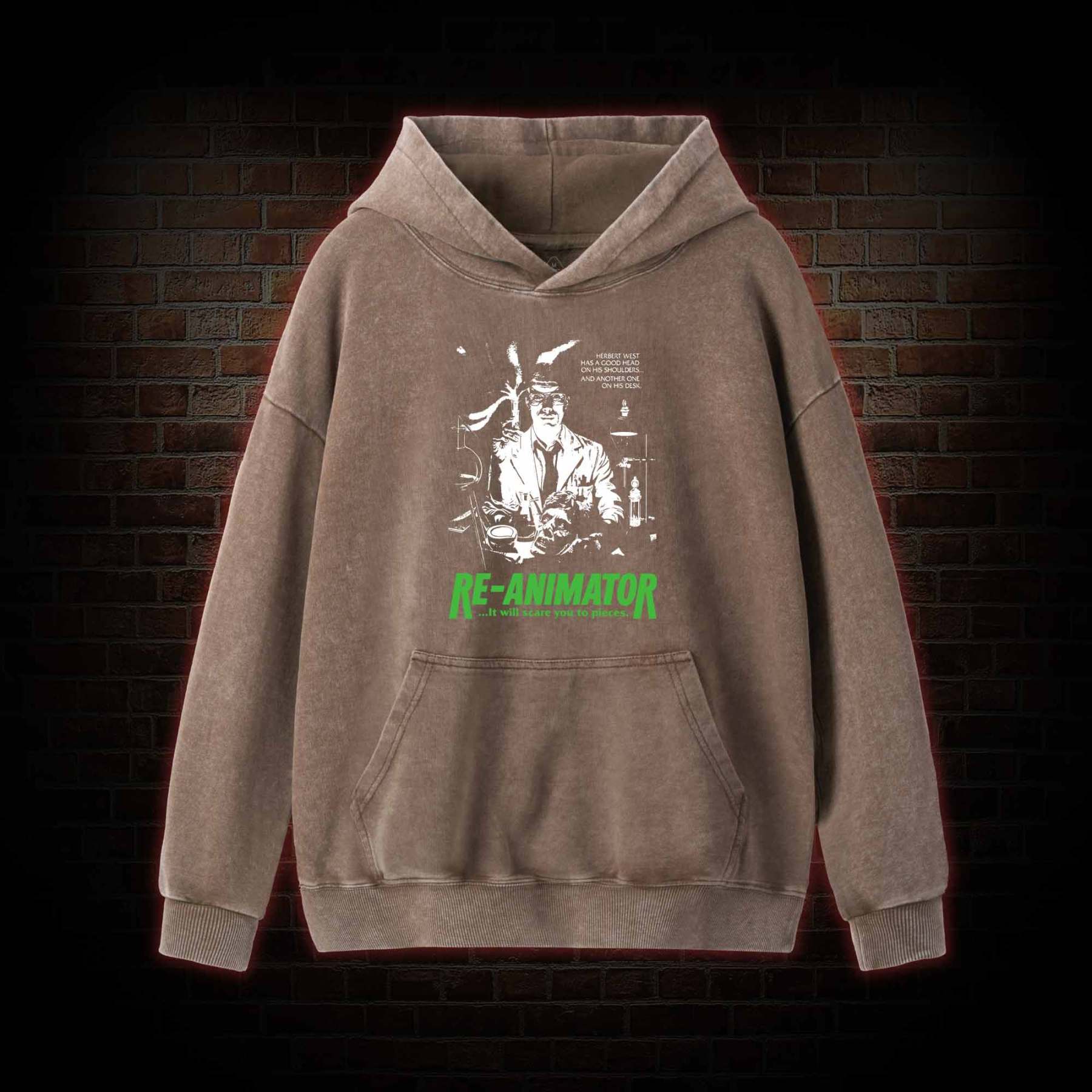 Fright Night Washed Hoodie