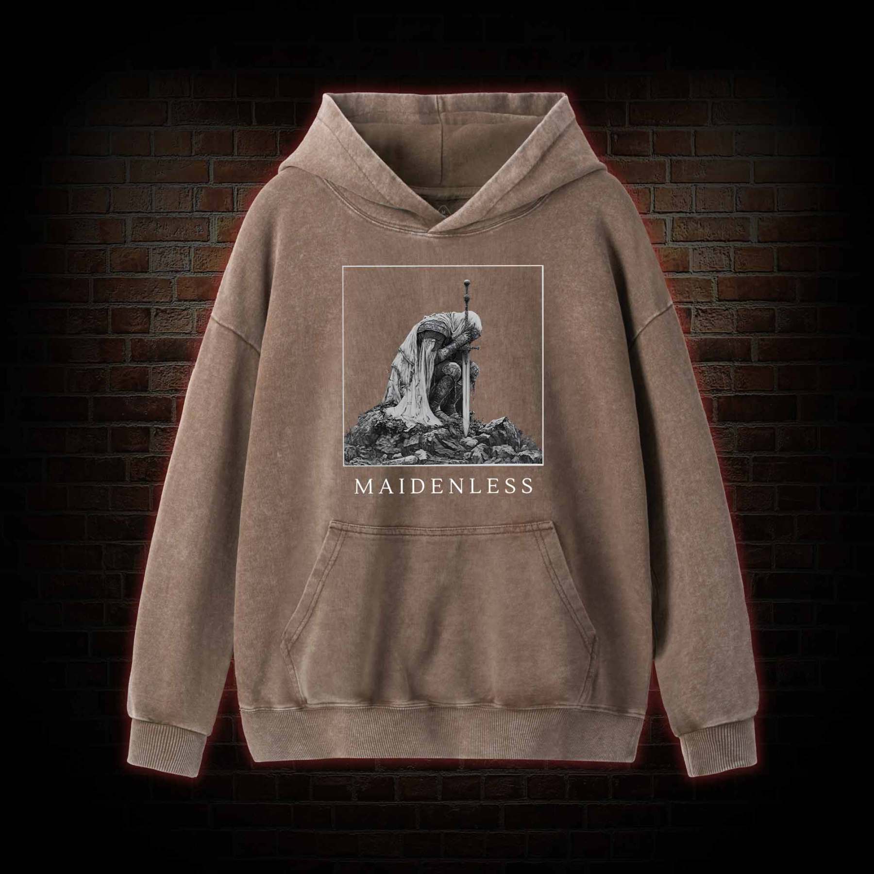Maidenless Washed Hoodie