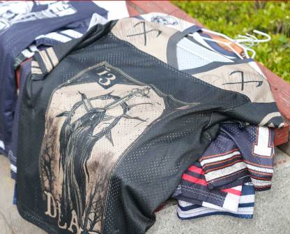 Death in Cloak Tarot Card Mesh Jersey