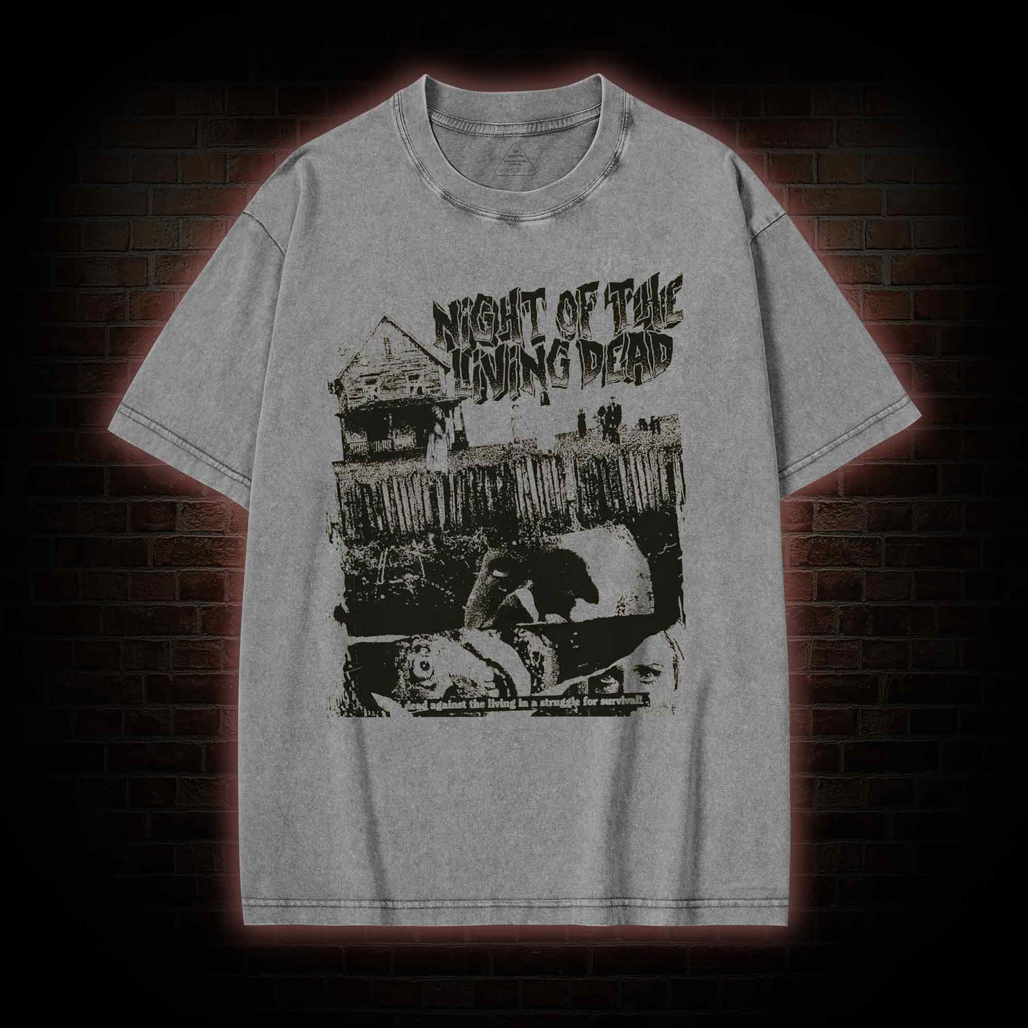 They're Coming to Get You Horror Washed T-shirt