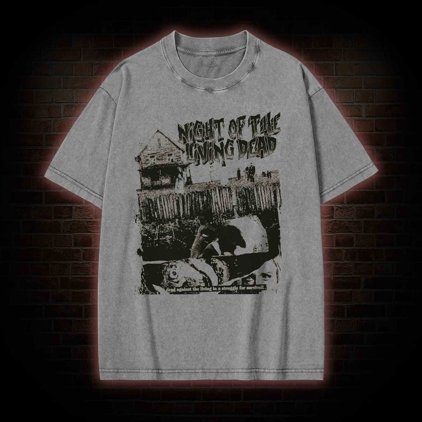 They're Coming to Get You Horror Washed T-shirt