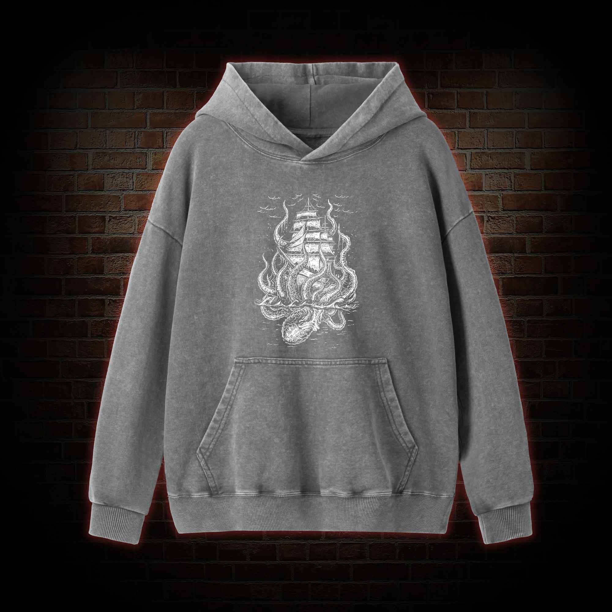Cthulhu Mythos Washed Hoodie