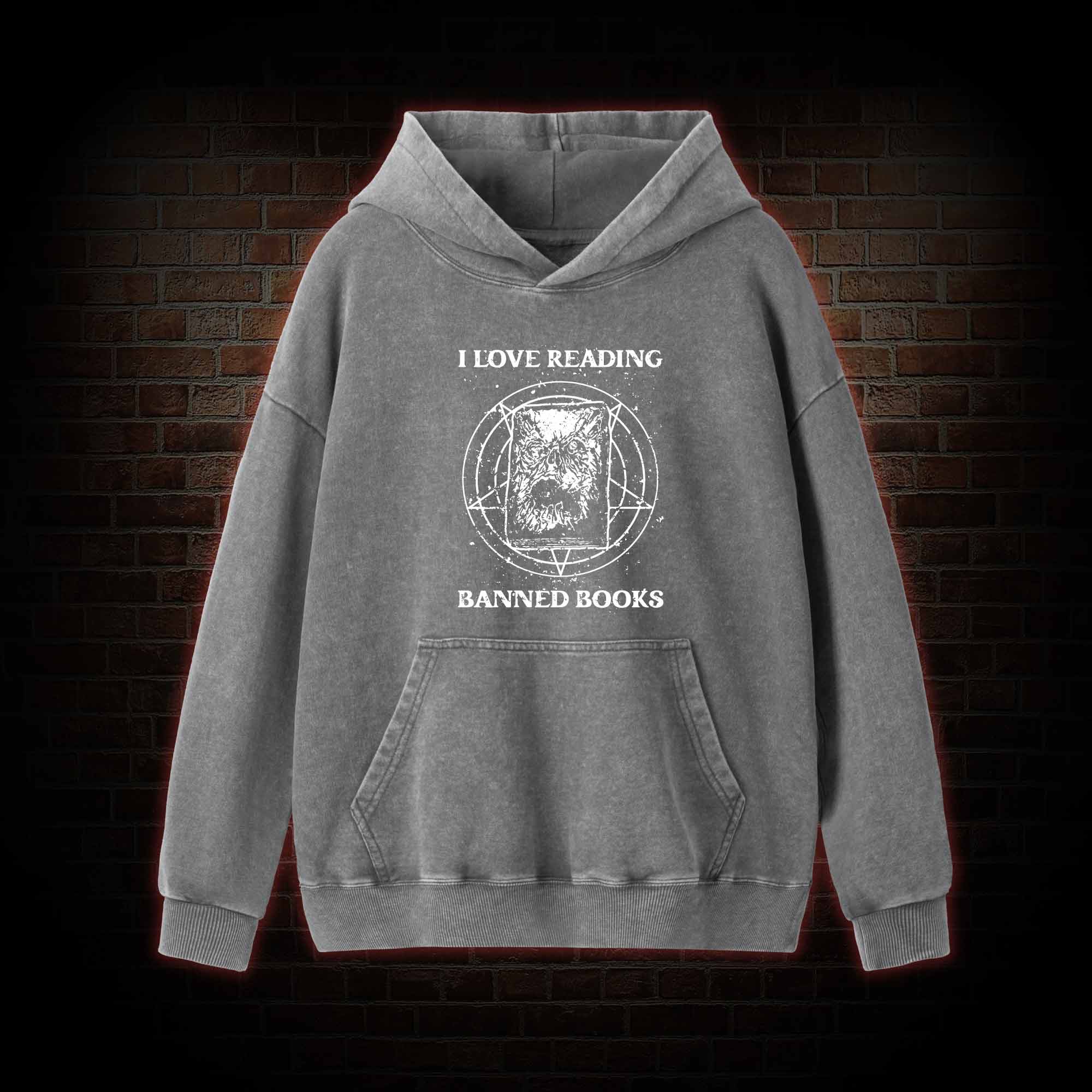 Evil Reader Washed Hoodie