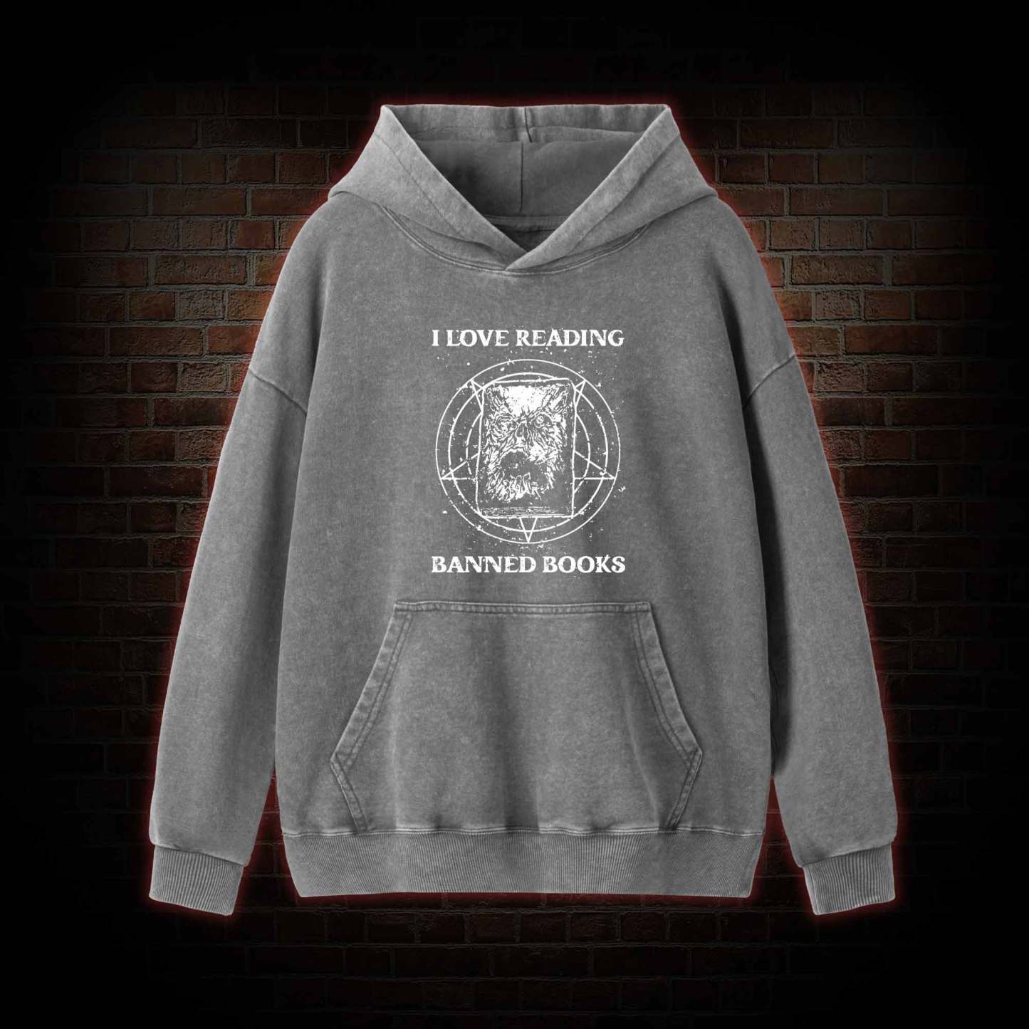 Evil Reader Washed Hoodie
