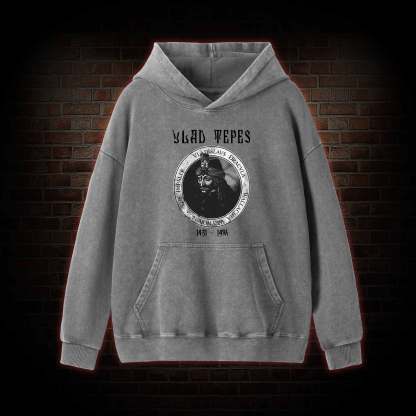 Vlad Vampire Gothic Washed Hoodie